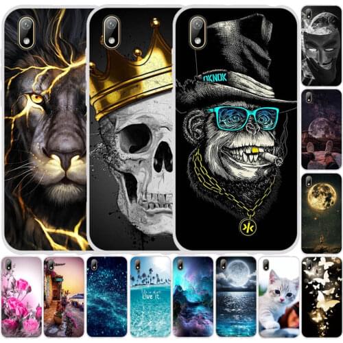 For Huawei Y5 2019 Phone Case Silicone For Honor 8S Cartoon 3D Printed Coque For Honor 8s Fundas 5.71 inch Cover Bumper Shell