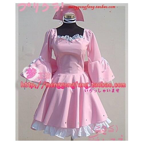 Chobits Eruda Chii Lolita Cosplay costume pink Dresses 11