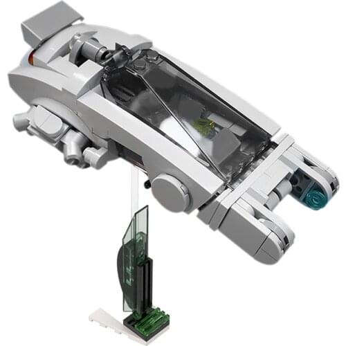 MOC Aircrafts High-Tech B Runner Building Blocks Plane Famous Movie Bricks DIY Assembly Model Toy For Childrens Gift Collection