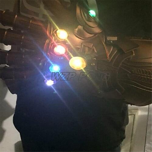 Super hero Metal 1:1 Wearable Cosplay Glove Figurine Dolls Toys Action Collectible Model Toy Gift WZP PONG