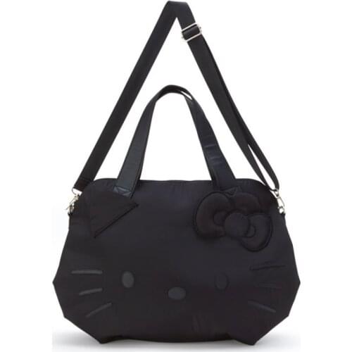 New Fashion KT Black Girls Woman Big Travel Bags Messenger Bag For Children