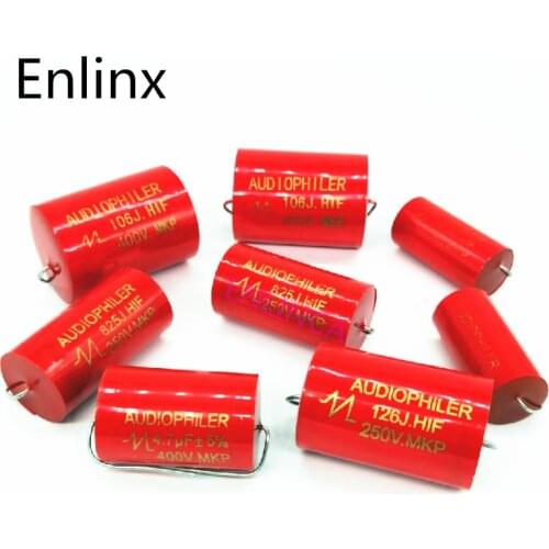 Original Audiophiler Axial MKP 400V 1UF 2.2UF 3.3UF 3.9UF 4.7UF 5.6UF 6.8UF 7.5UF 8.2UF 10UF