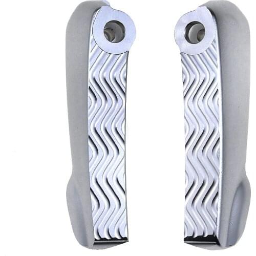 Scooter Foot Rests Passenger Foot Pegs Extensions Universal CNC Footpegs for VESPA GTS300 GTS250 GTV