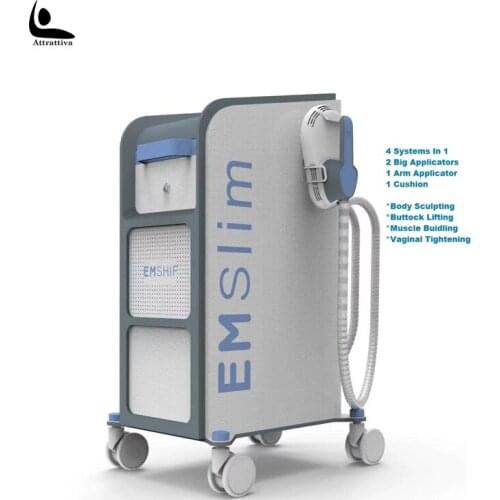 Professional Muscle Building High Energy Electromagnetic Therapy Vest Line Shaping Weight Loss Emslim Slimming Machine