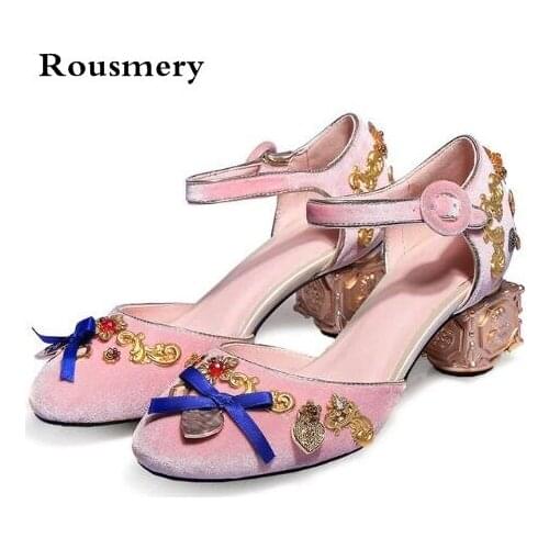 Обувь на среднем каблуке Rousmery China At AliExpress