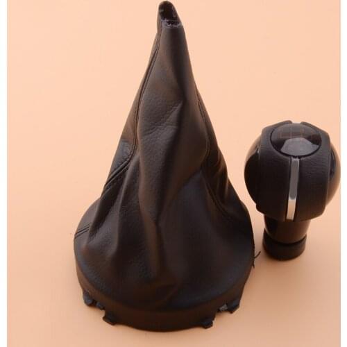 Manual Gear Shift Knob with Gaiter Boot Fit for Mini Cooper F55 F56 F54 F60 F57 5 Speed Car Accessories