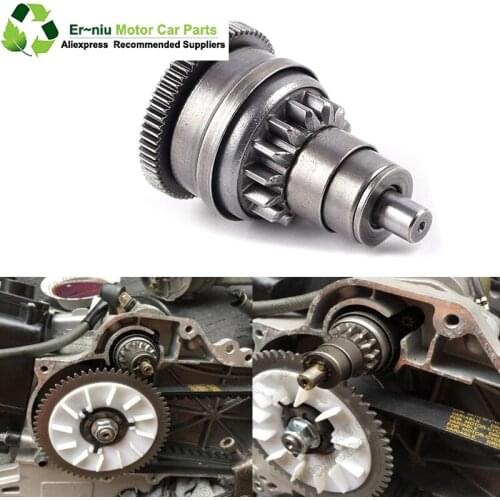 STARTER GEAR CLUTCH GEAR GY6 50cc Starter Clutch Assembly for GY6 50cc 139QMB 139QMA Scooter Moped Q