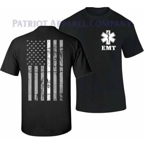 Thin White Line EMS EMT Paramedic Occupational T-Shirt Summer Cotton Short Sleeve O-Neck Unisex T Shirt New S-3XL