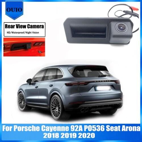 HD rear camera For Porsche Cayenne 92A PO536 Seat Arona 2018 2019 2020 Night Vision Waterproof Backup Parking Reversing Camera