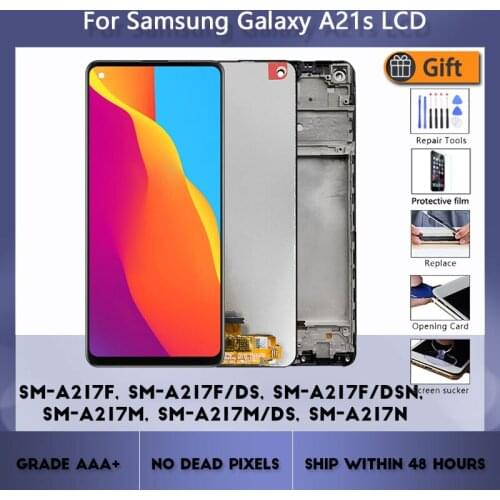 6.5" For Galaxy A21S LCD A217F/DS A217H LCD Touch Screen Digitizer Display For Samsung Galaxy A21S Display A217F A217