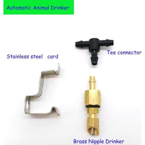 10pcs High Quality Automatic Brass Nipple Drinker Water Feeder Drinking Bowl For Rabbit Bunny Rodents Rabbit Drinking Functions