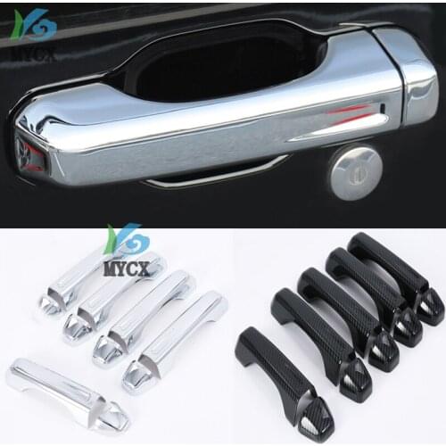 10pcs Car Exterior Door Pull Handle Cover Trim Cap Silver ABS Fit For Jeep Wrangler JL 2018 -2019 Accessories