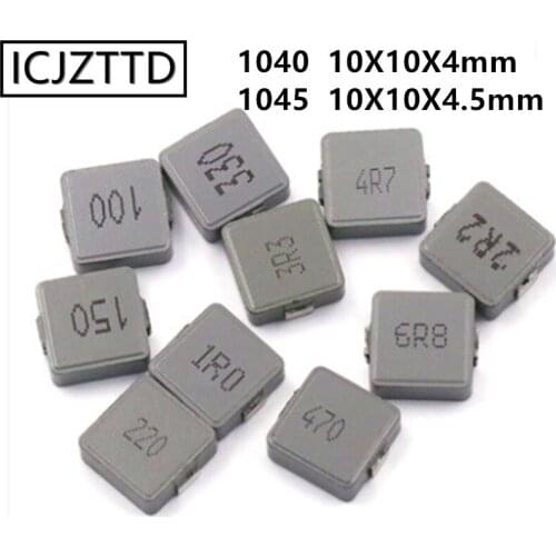1040 1045 10x10x4 10x10x4.5 1UH 1.5UH 2.2UH 3.3UH 4.7UH 5.6UH 6.8UH 10UH 15UH 22UH 33UH 47UH 68UH 100UH Integrated inductor