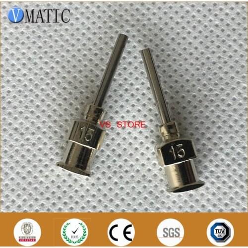 Free Shipping High Precision 12Pcs Dispensing Needle 1/2'' Inch 15G Stainless Steel Glue Dispenser Needle Tip