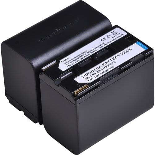 2Pcs BP-941 BP-945 BP 941 BP 945 Battery for Canon BP941, BP945, GL1, GL2, XH A1, A1S, XH, G1, G1S, XL, H1, H1A, XL, H1S, XL1