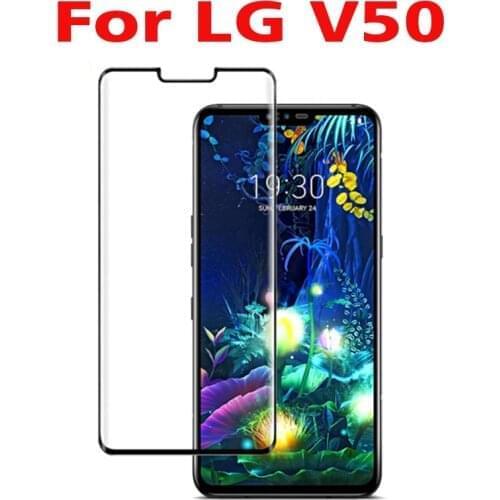 2PCS Full Cover High-alumin Tempered Glass For LG V50 Screen Protector protective Explosion proof film For LG V50 5G glass