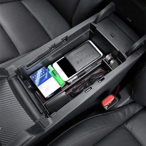 Car Accessories for Mazda 3 Mazda3 2020 2021 Interior Armrest Console Storage Box Holder Organizer Tray