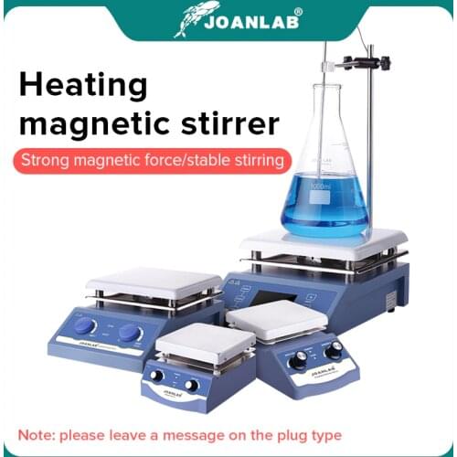 JOANLAB Heating Magnetic Stirrer Hot Plate Lab Stirrer Digital Display Magnetic Mixer Lab Equipment 1L 3L 5L 220v With Stir Bar