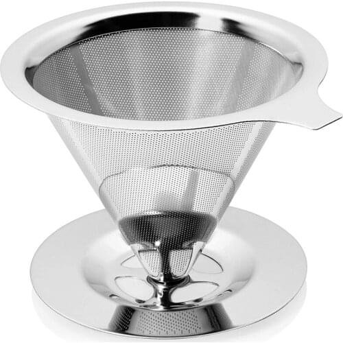 Hot YO-Paperless Pour over Coffee Dripper-Non-Clogging Ultra Fine Layer Pour over Coffee Maker Coffee Filter Eco Friendly