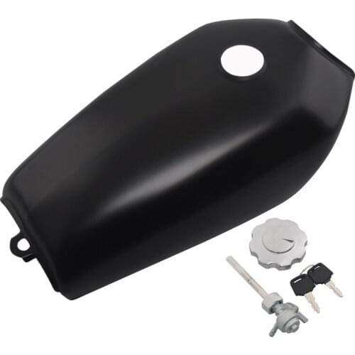 Motorcycles Matte Black Retro Cafe Racer 9L 2.4 Gal Fuel Tank Gas Tank Mount Kit For Honda CG125 CG125S CG250 Custom Accessories