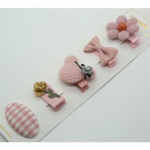 Cute Baby Child Hair Clip Set Princess Bow Bangs Hair Clip Hair Accessories
