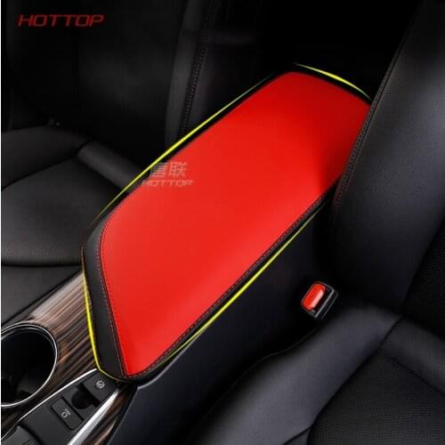 Car Armrest Cover Pad Console Arm Rest Pad for Toyota Camry 2018 2019