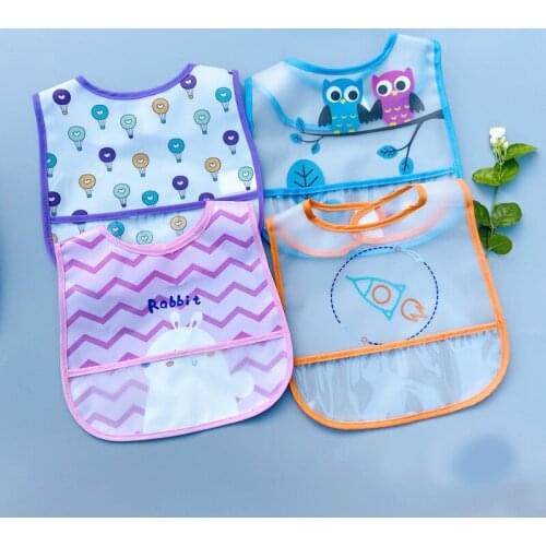 Waterproof Cartoon Wash-free EVA Bandana Feeding Bib for Baby Infant 1~6 Years Old Baby Boy Girl Stuff Burp Cloth Toddler Scarf