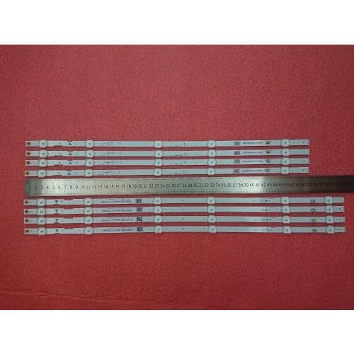 New Kit 8 PCS LED backlight strip for 55PFL5601 55W5S1P 55W6S1P LB55084 VDULEDLXT006 VDULEDLXT005 UDULEDOGS059 UDULEDOGS060