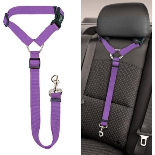 Harness Leash Travel Clip Strap Lead Pet Car Safety Belt Universal Practical Dog Cat Pet Safety Adjustable Car seat Belt