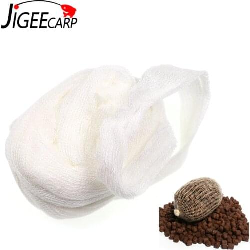JIGEECARP Wide 25/37mm Carp Fishing PVA Mesh Refill Stocking Pellet Boilie Bait Bulk Carp Bait Feeder Net Bags Accessories