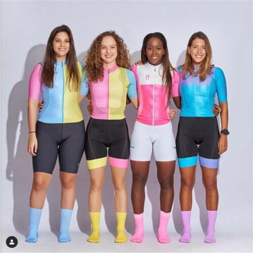 FRENESI Cycling Team Women Cycling Competition Clothing Womens Quick-drying Sweatshirt Gel Cushion maillot ciclismo