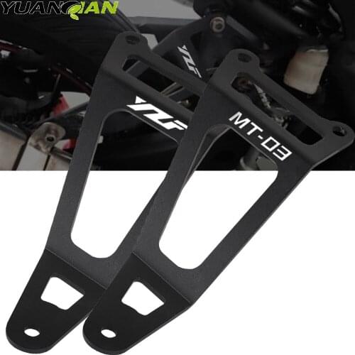Motorcycle Rear Foot Rest Blanking Plates Exhaust Hanger Bracket for YAMAHA MT-03 MT03 MT 03 2015 2016 2017 2018 2019 2020 2021