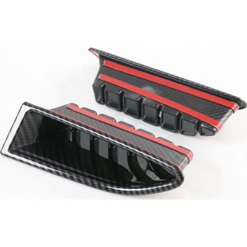 ABS Black Headlights Air Intake Trim For Nissan Rogue X-Trail T33 2021 2022 Foglight Styling Protection Decoration Accessories