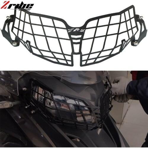 Motorcycle Accessories Headlight Headlamp Grille Shield Guard Cover Protector For Benelli TRK502 TRK502X TRK 502 502X 2018-2021