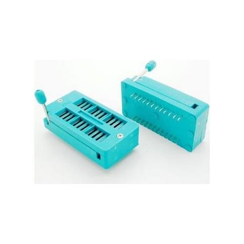 Free shipping connector 3m width general 24 pin lock bridge chip test DIP base ic socket