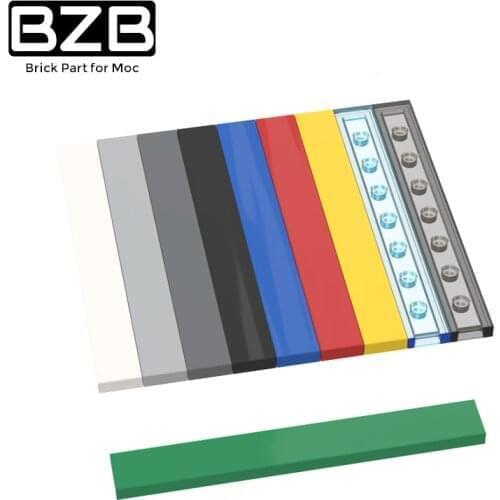 BZB MOC 4162 1x8 Light Panel High Tech Building Block Model Kids Toys DIY Brick Parts Best Gifts