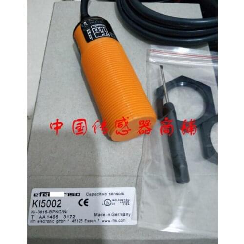 KI5002 New Capacitive Proximity Switch Sensor M30 PNP NO Sensing range 15mm 10-36VDC High Quality