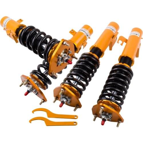 Coilover Struts shock kit For Subaru Impreza WRX GC8 EJ20 EJ25 2001 2000 1999 Damper Adj. Height Spring Lowering Strut Absorber