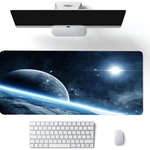 Computer 900x400mm Mouse Pad Galaxy Rectangle Anti-Slip Natural Rubber Mouse pad Desktop Computer Gaming Mouse Pads laptop mat