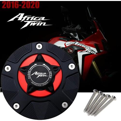 CRF1000L Gas Fuel Tank Cap for Honda CRF1000L CRF1100L CRF250L Africa Twin 2016-2020 Motorcycle CNC Quick Release Cover
