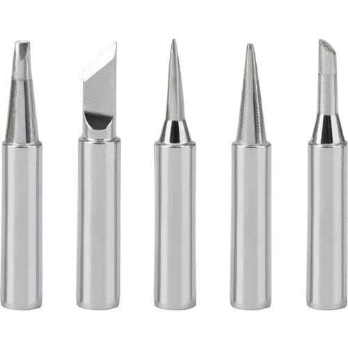 2021 5pcs Soldering Iron Kit New Lead Free Soldering Iron Tips Replacement For Soldering Repair Station 908 908S Weller Solder