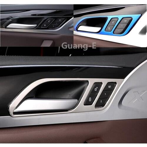 Car Cover Sticker Trim Stainless Steel Door Handle Bowl Frame 4pcs For BMW X3 XDrive 25i 28i 30i 2018 2019 2020