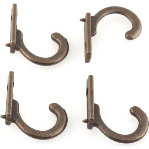Wall Hook Coat Hook Antique Bronze Modern Pack Hook Simple Industrial Metal Hook Cloth Hook Webbing Hook Key Hook Hardware Hook