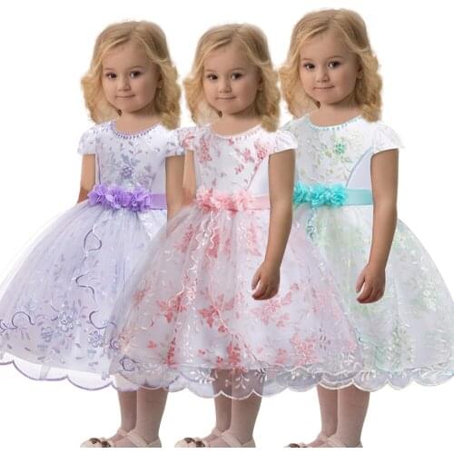2020 new fashion childrens clothing Autumn and winter lace princess dress childrens dress