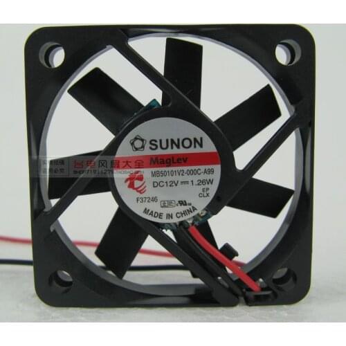 New original MB50101V2-000C-A99 5010 12V 1.26W 5CM mute cooling fan
