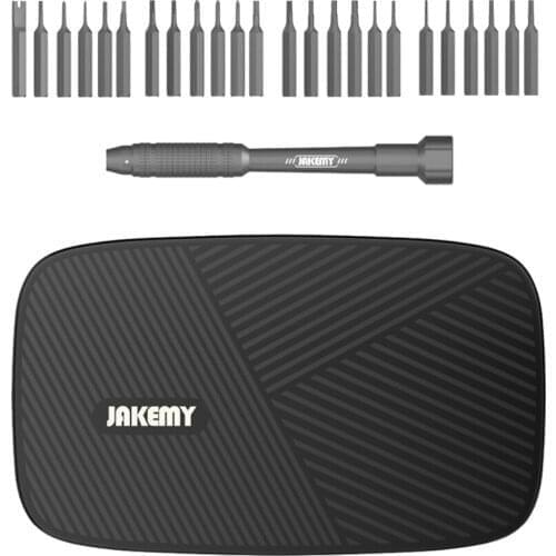 26-in-1 Screwdriver Screw Driver Pen-type Bolt Driver with 24pcs Screw Bits Storage Case for Repairing PC Camera Mobile Phone