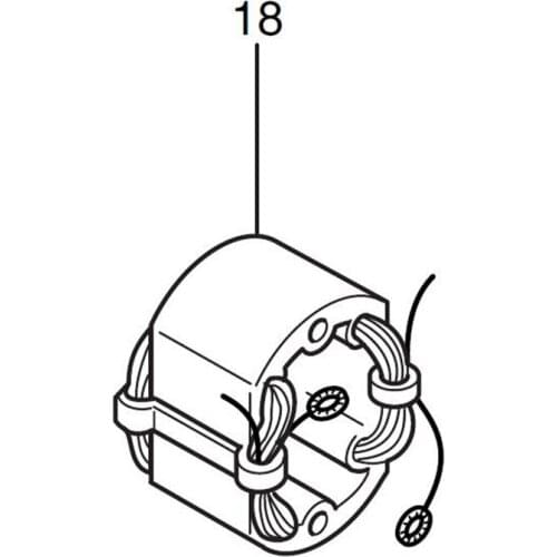 MAKITA 523333-1 220-240V Field Stator for GC5000