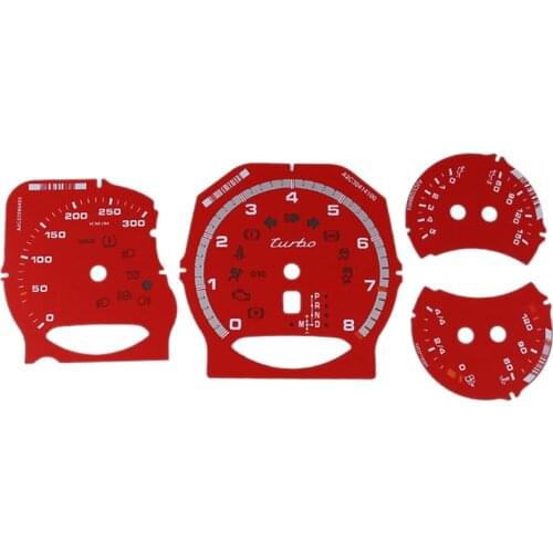 Gauge Face Dial Facelift for Porsche 971 Cayenne Macan 718 Paramera 911 Carrera 991 Dash Cluster Overlay