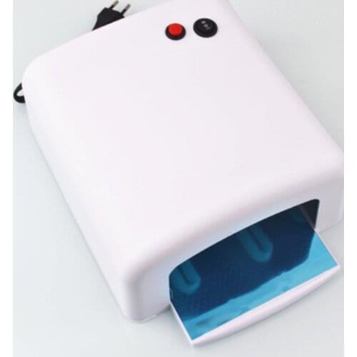 36W UV Lamp Nail Dryers Gel Curing Nail Art with 4pcs 365nm UV Bulb