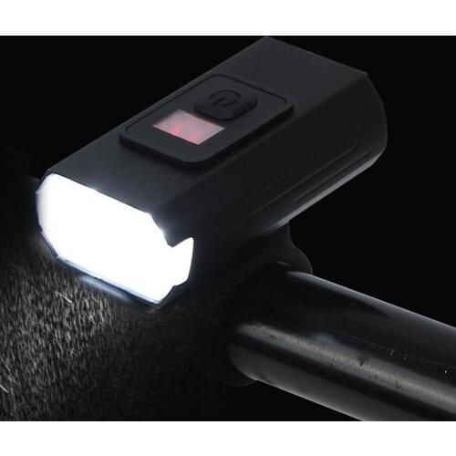 USB Rechargeable Bicycle Light Mountain Bike Light Handlebar Lights Rechargeable Easy Mount Beam Front Light Headlight